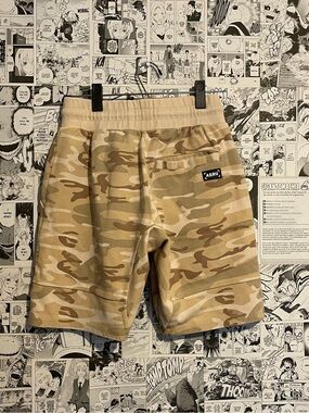 ASRV Tan Camo Athletic Shorts